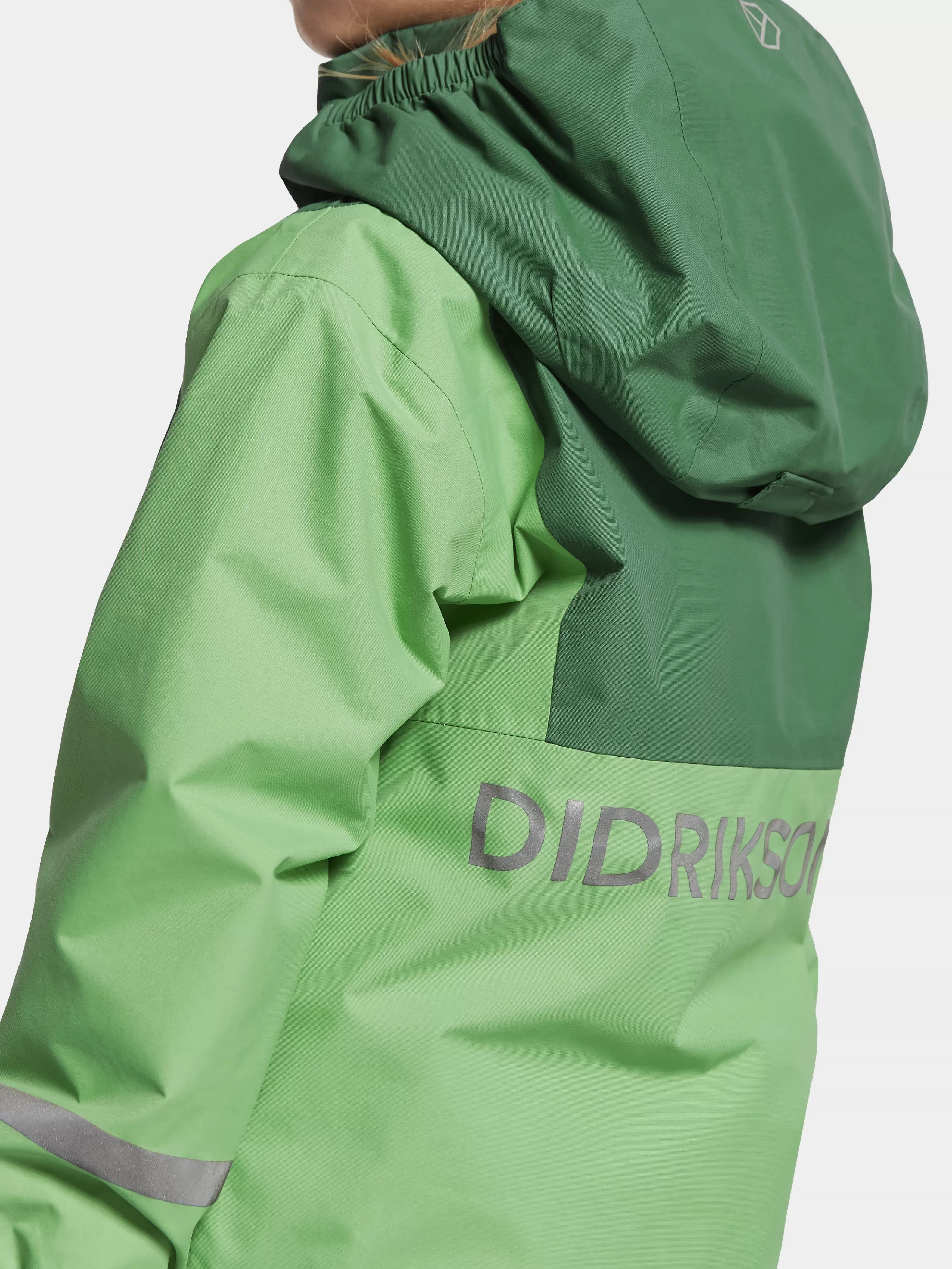 Waterproof Jackets*Didriksons Stormhatt Kids' Jacket Green Pod