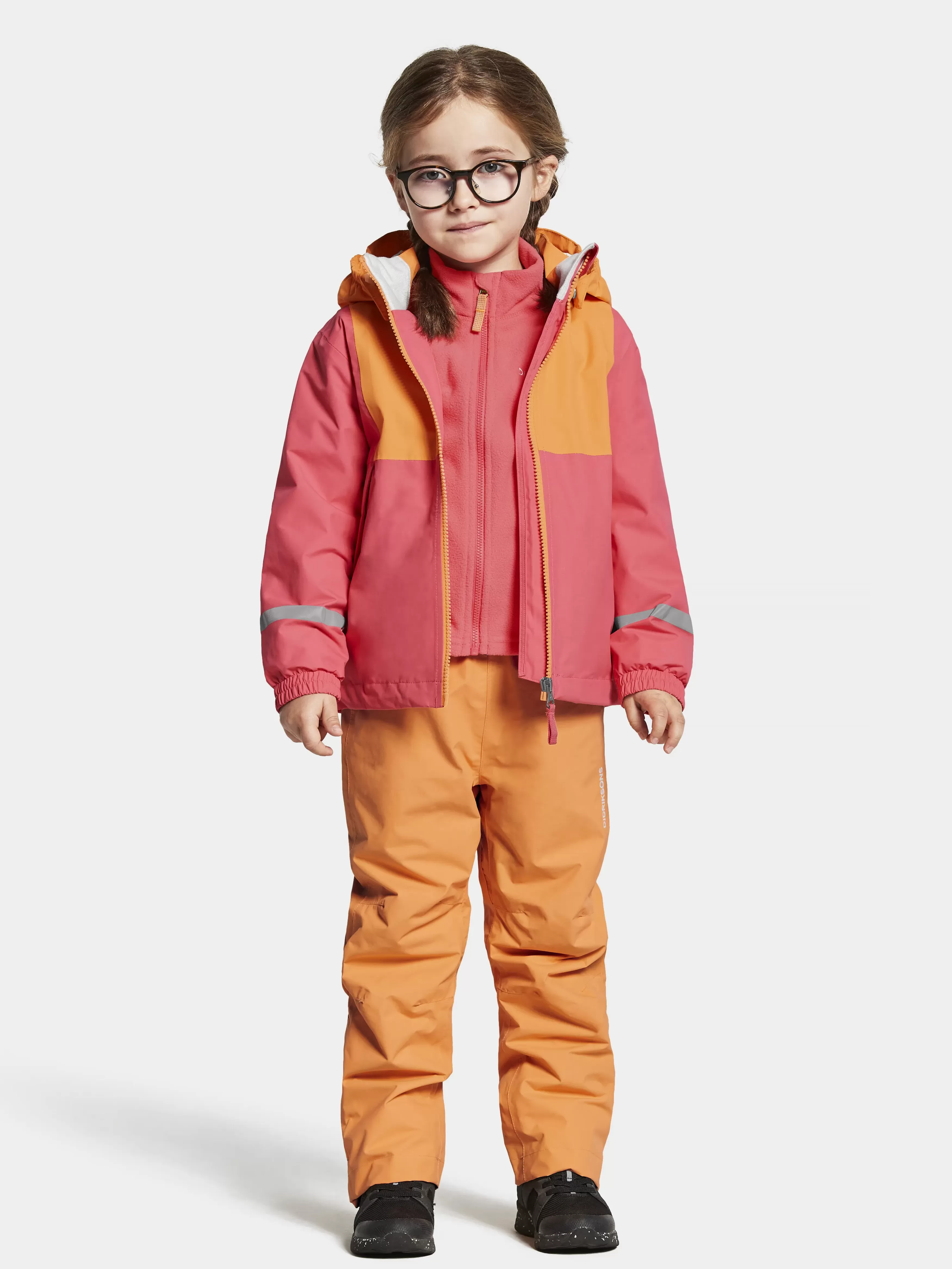 Waterproof Jackets*Didriksons Stormhatt Kids' Jacket Peachy Pink