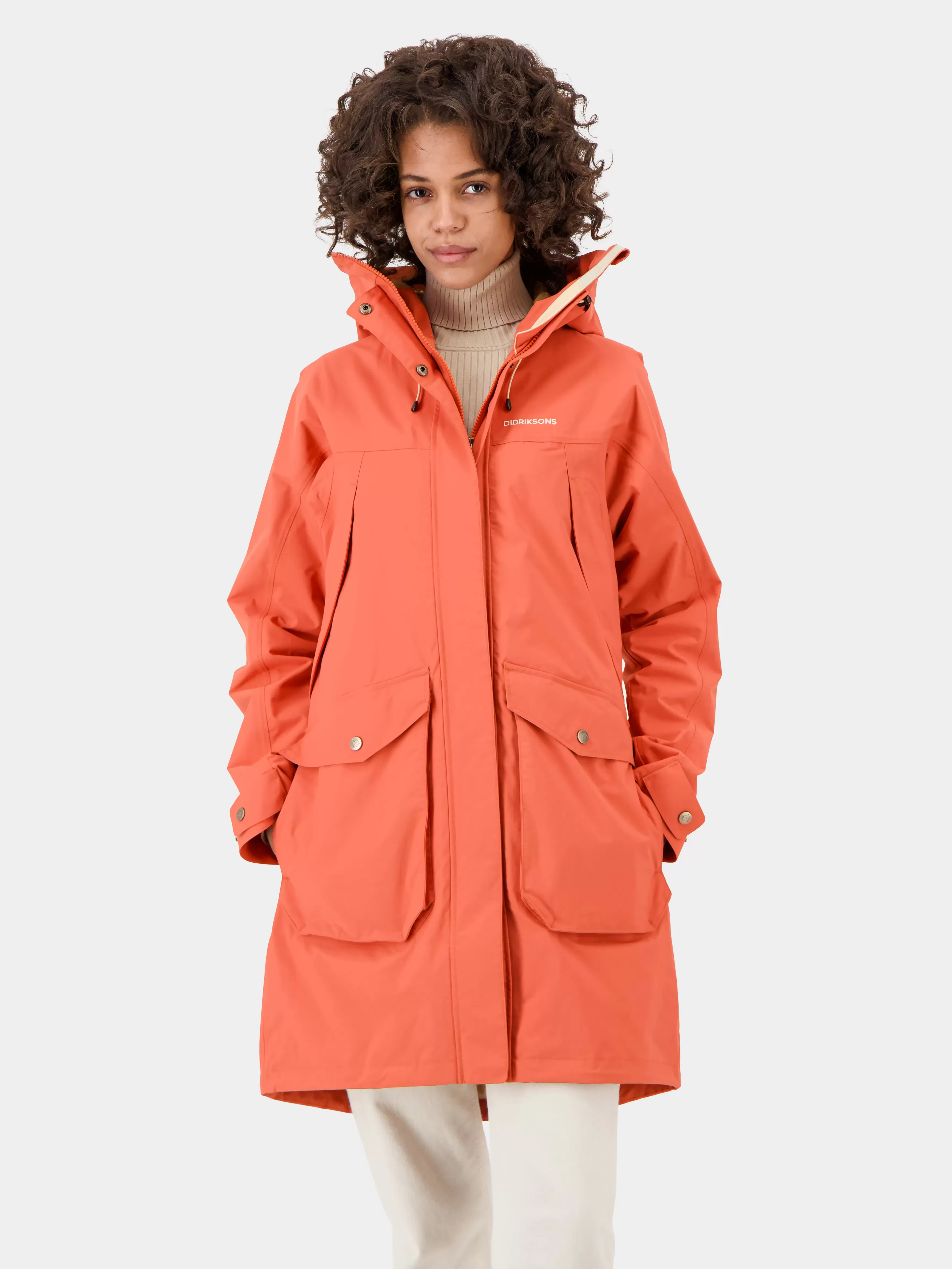 Parkas*Didriksons Thelma Parka Brique Red