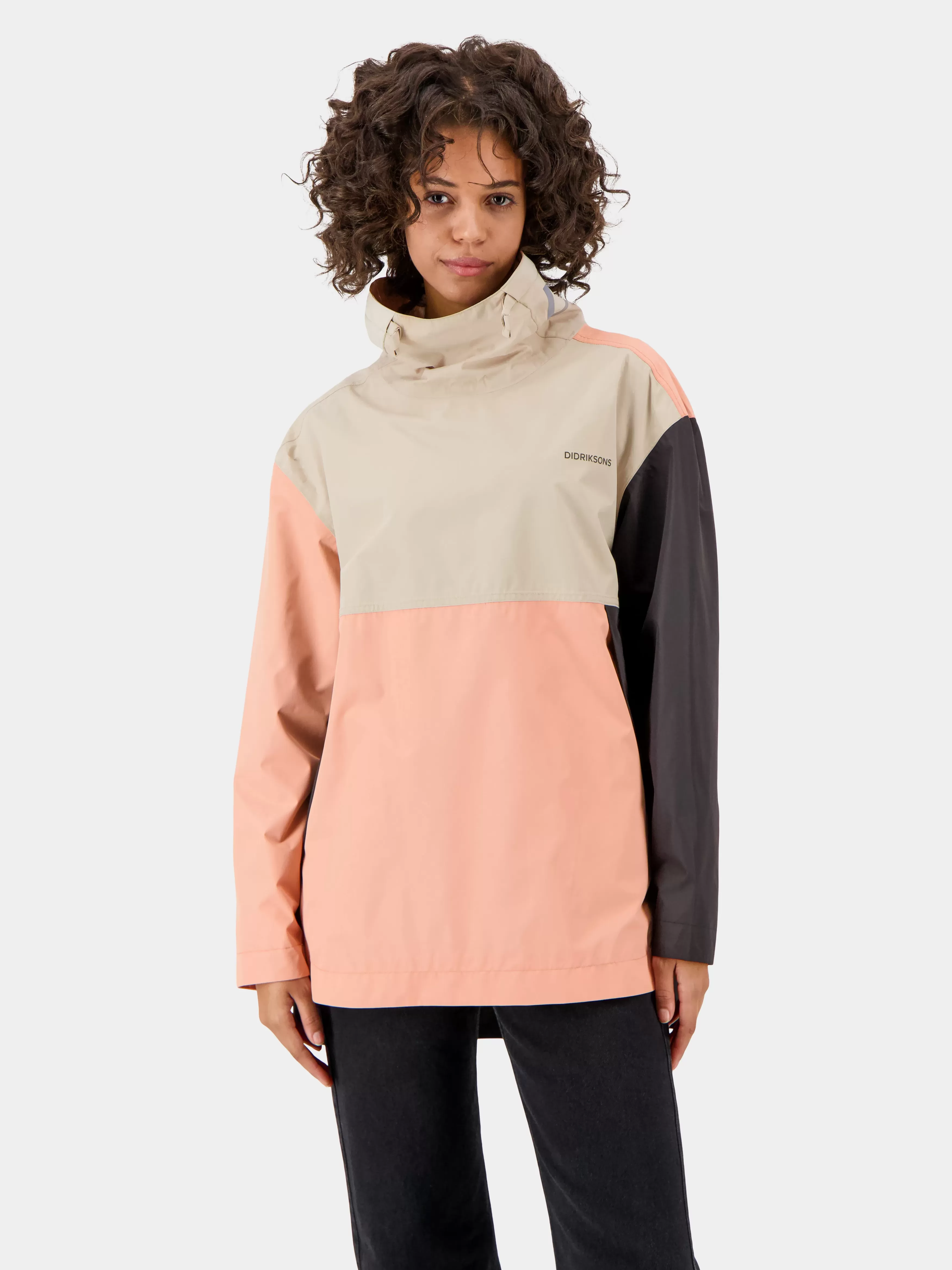 Outdoor Jackets*Didriksons Thyra Jacket Black/Beige/Pink