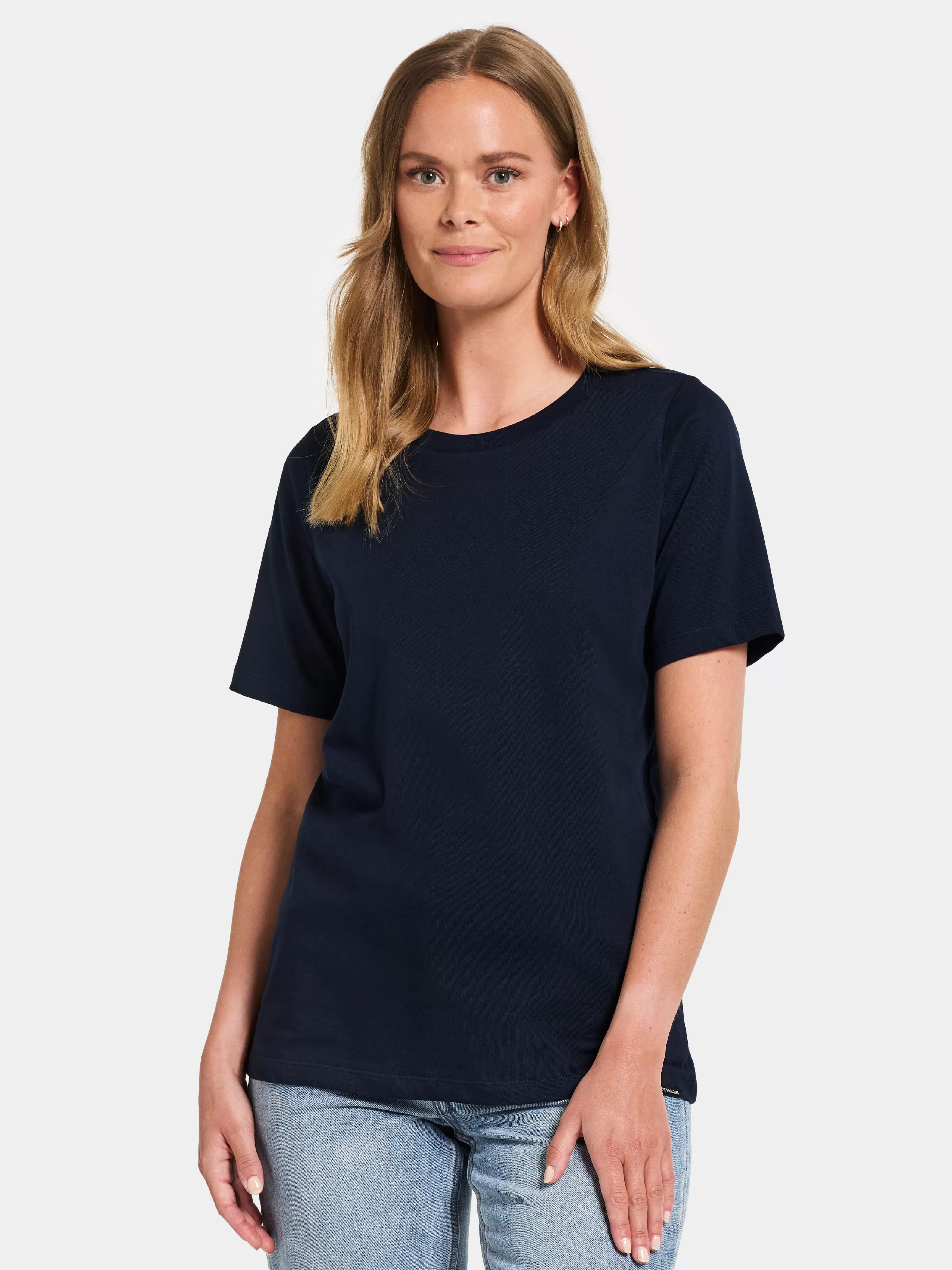 T-Shirts*Didriksons Unni T-Shirt Dark Night Blue