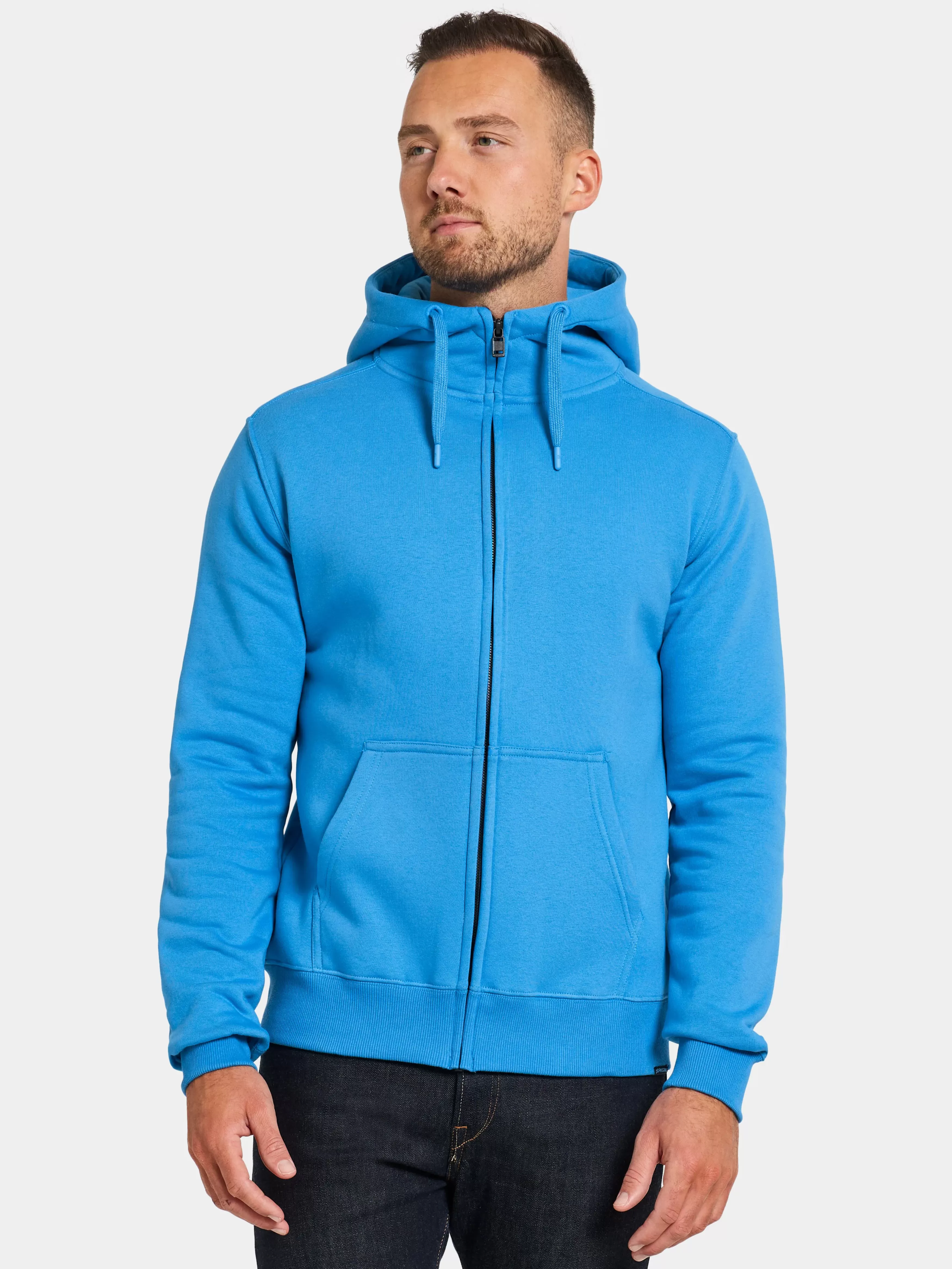 Hoodies & Sweatshirts*Didriksons Ven Men's Full Zip Sharp Blue