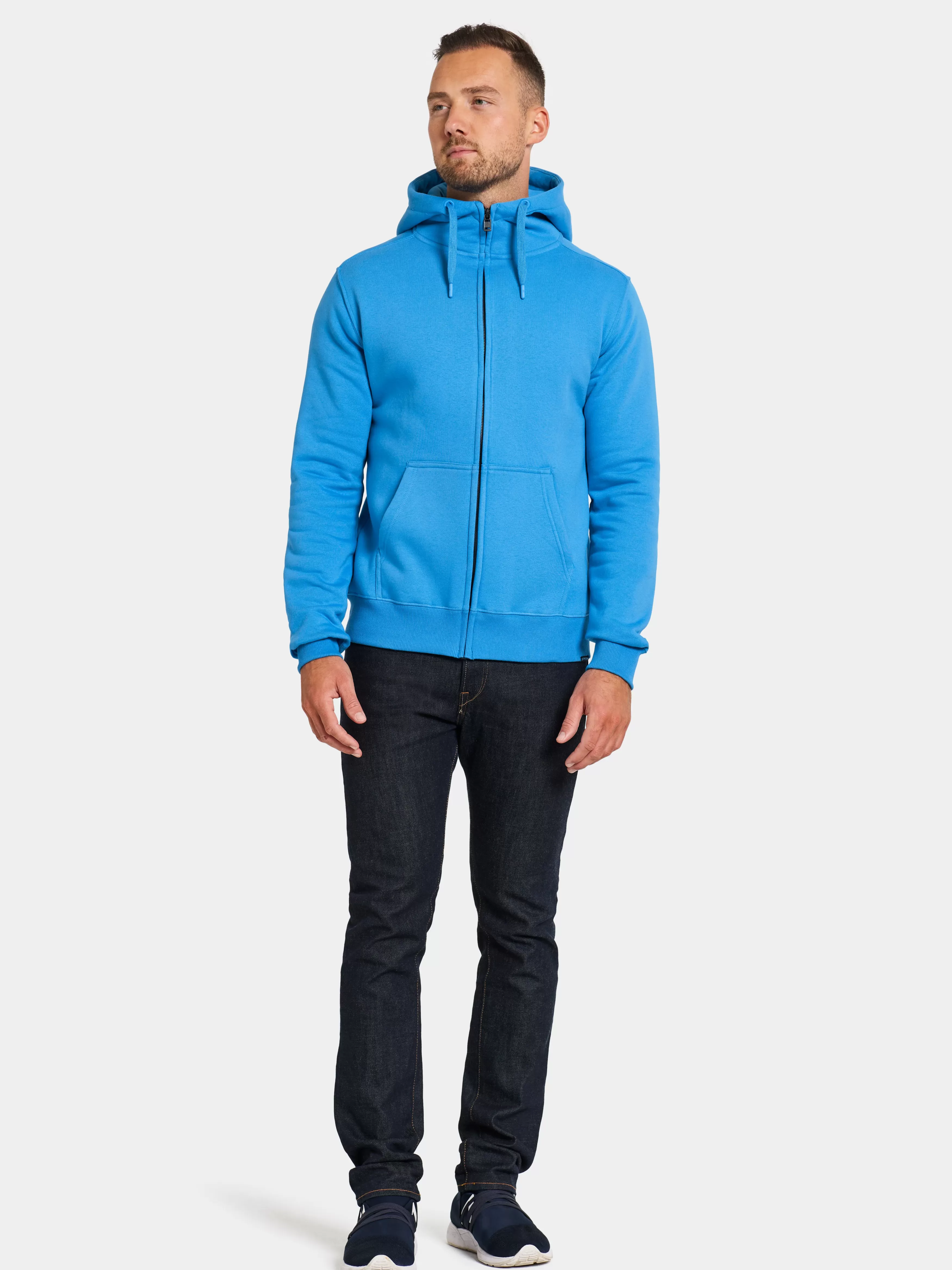 Hoodies & Sweatshirts*Didriksons Ven Men's Full Zip Sharp Blue