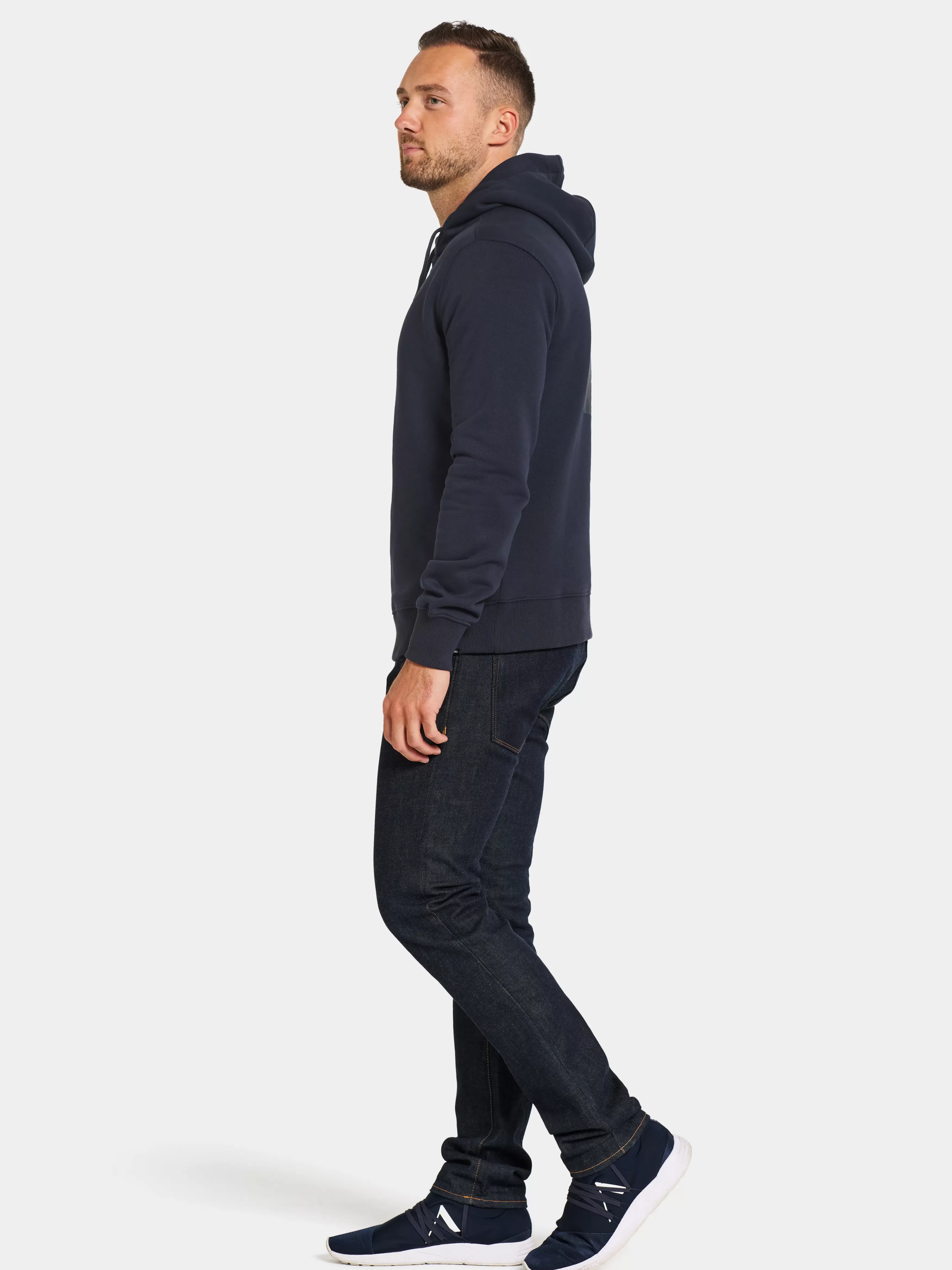 Hoodies & Sweatshirts*Didriksons Ven Men's Hoodie Navy/Dark Print