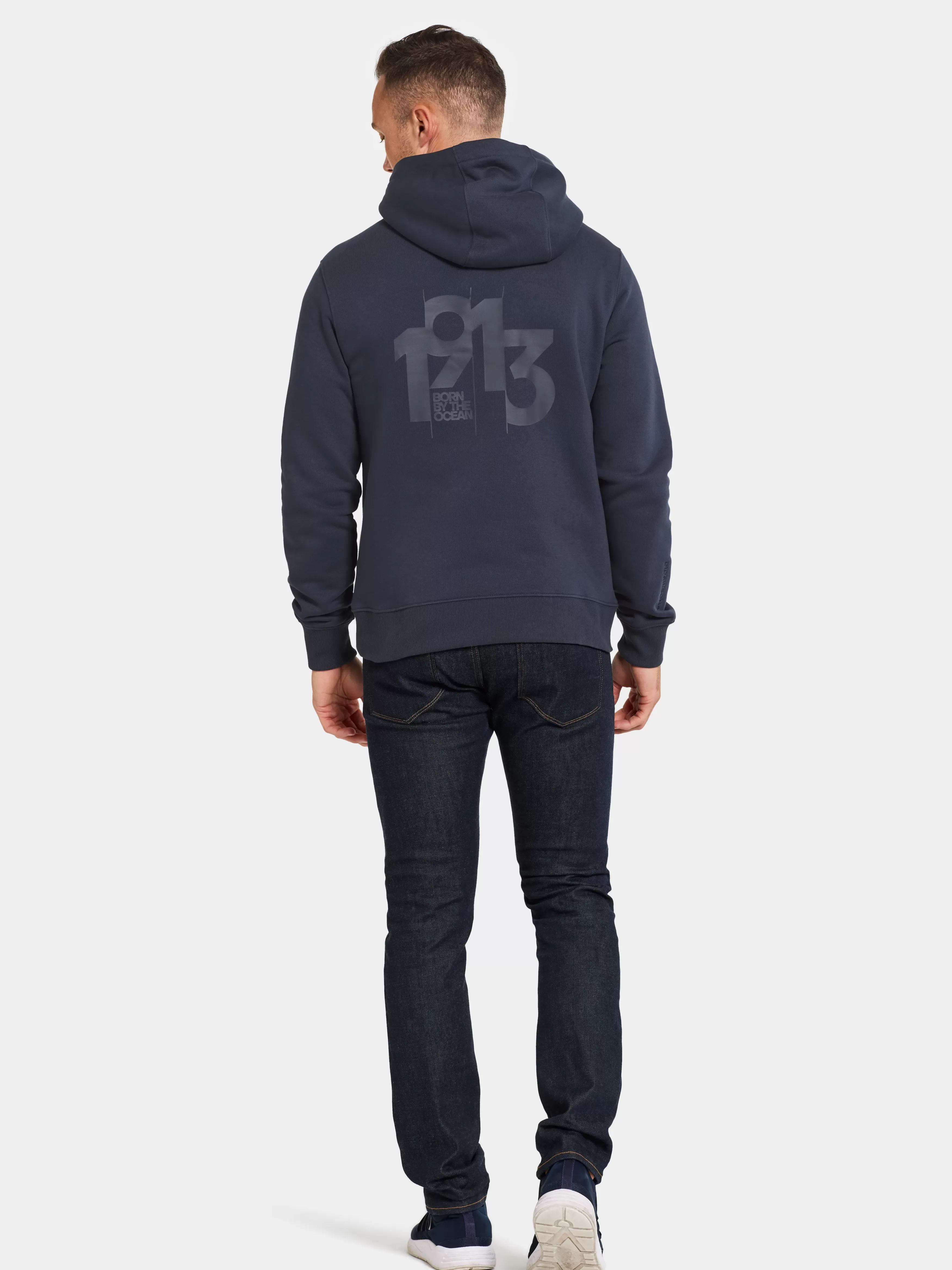 Hoodies & Sweatshirts*Didriksons Ven Men's Hoodie Navy/Dark Print