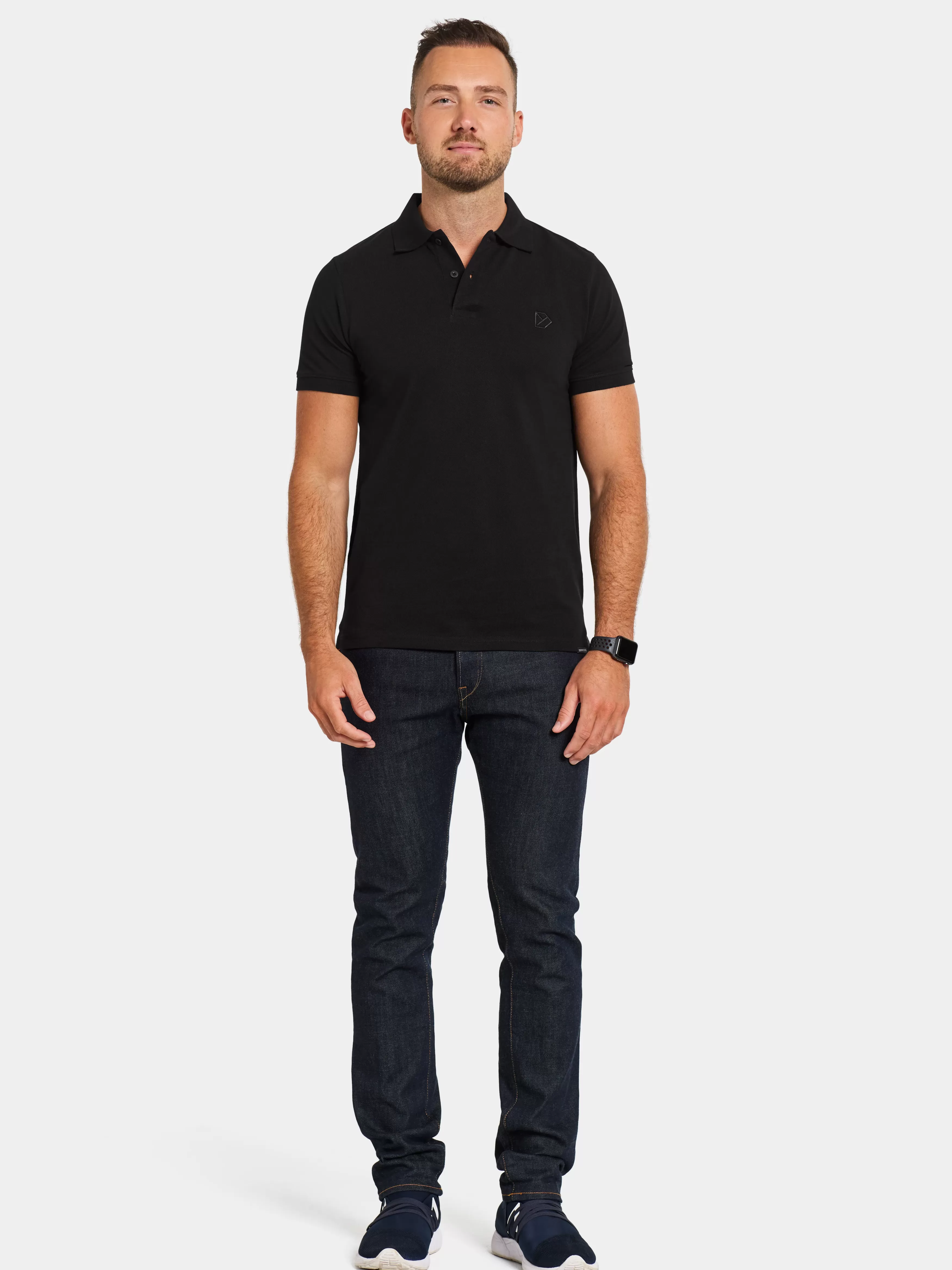 T-Shirts & Polos*Didriksons Ville Polo Black