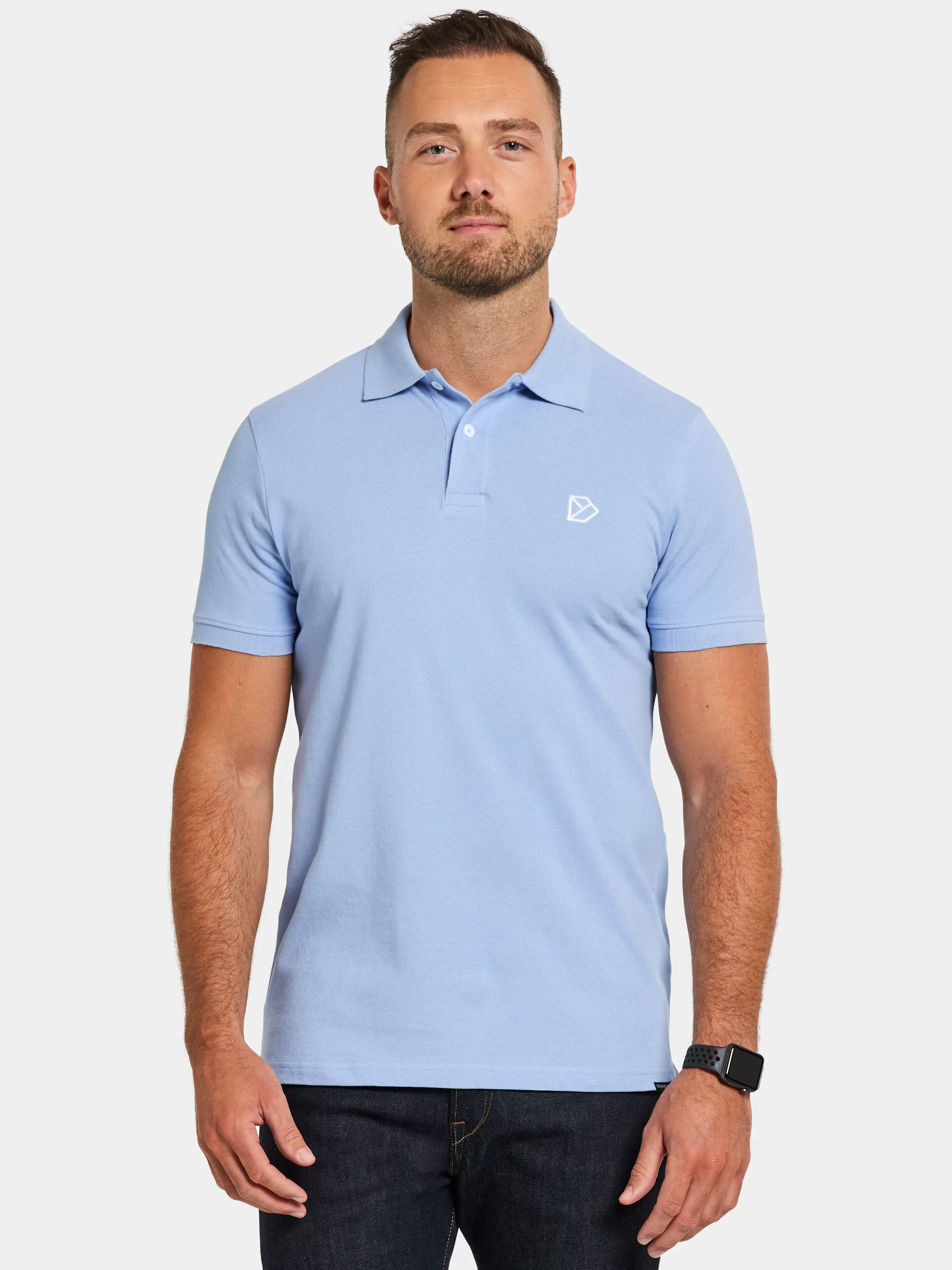 T-Shirts & Polos*Didriksons Ville Polo Sea Blue