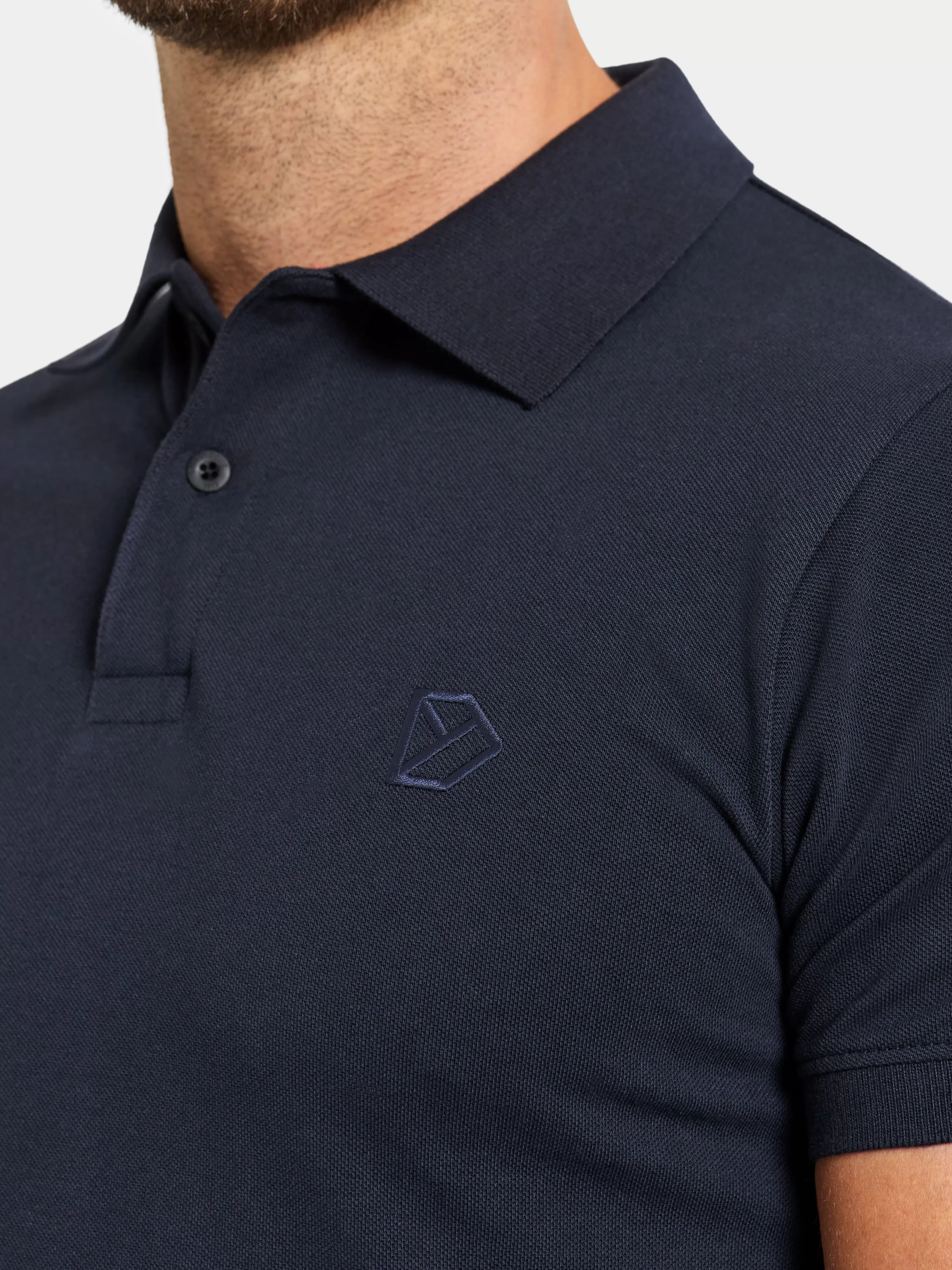 T-Shirts & Polos*Didriksons Ville Polo Dark Night Blue