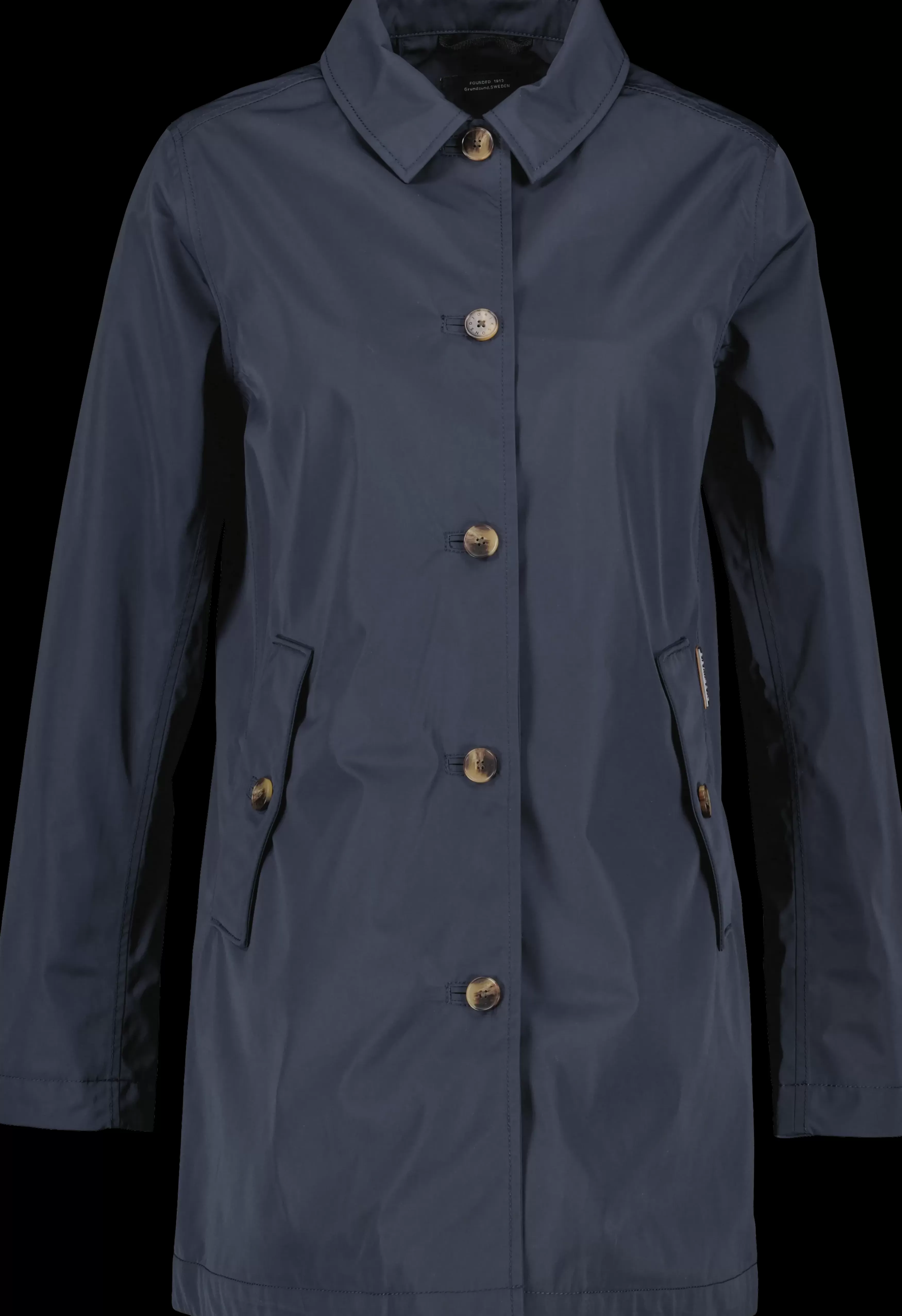 Trenchcoats*Didriksons Vivianne Coat Dark Night Blue